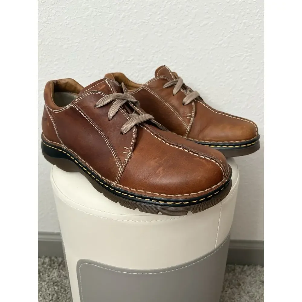 Dr. Martens Men’s Brown Leather Lace-Up Casual Oxford Shoes 11232 Size US 9